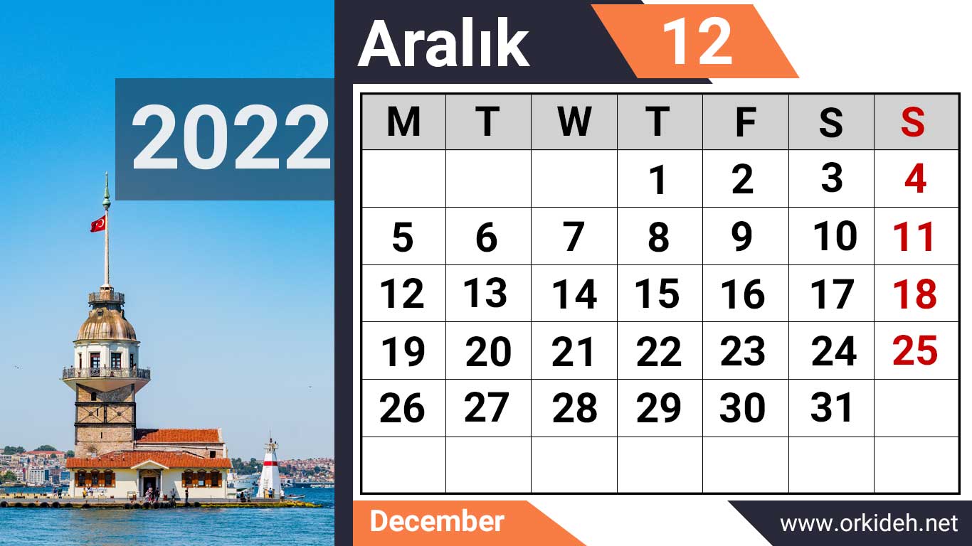 تقویم ترکیه 2022
